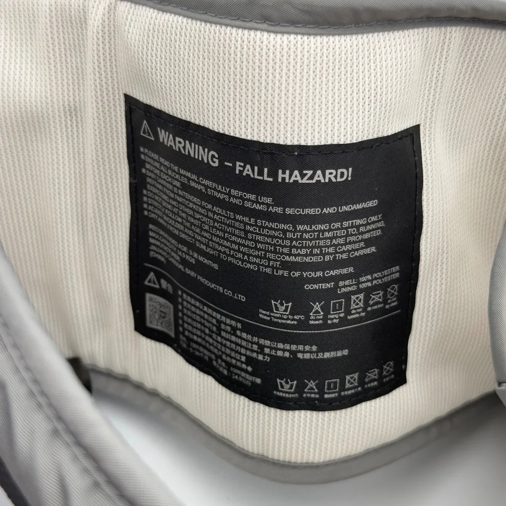 Bebamour Baby 6 in 1‎ Hipseat Carrier Grey Ergonomic 0-36 Month